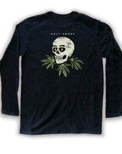 Skull Wreath, Holy Smoke, Unisex Long Sleeve Crew Neck Tee