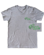 California Wave Embroidered, Mens V Neck Tee